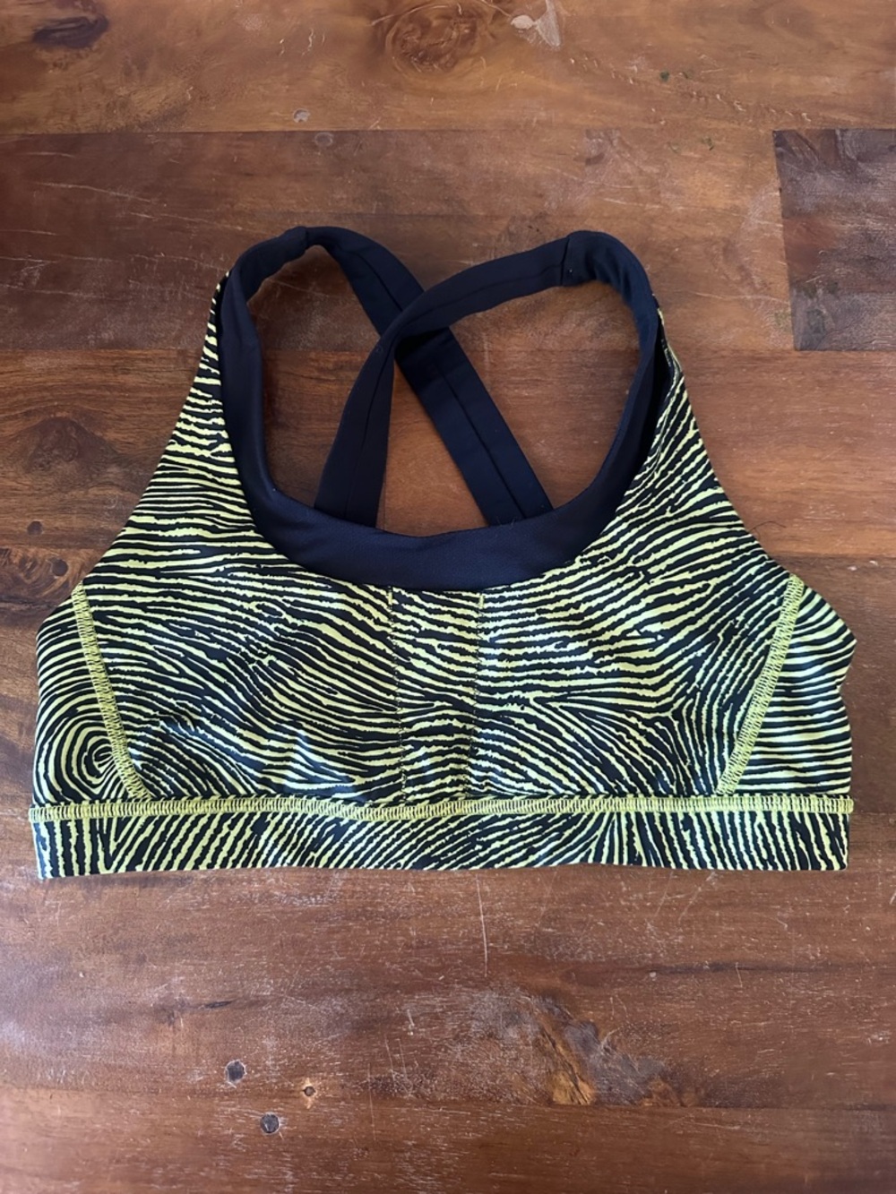 Lululemon Stuff Your Bra Seawheeze LE sports bra size 10